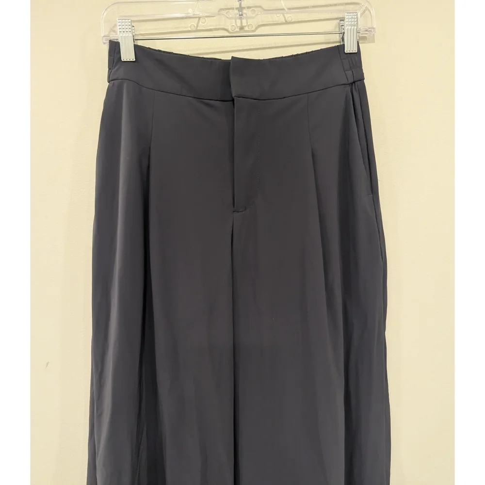 Athleta Pinnacle High Rise Trousers In Charcoal Size 0 - Picture 4 of 9